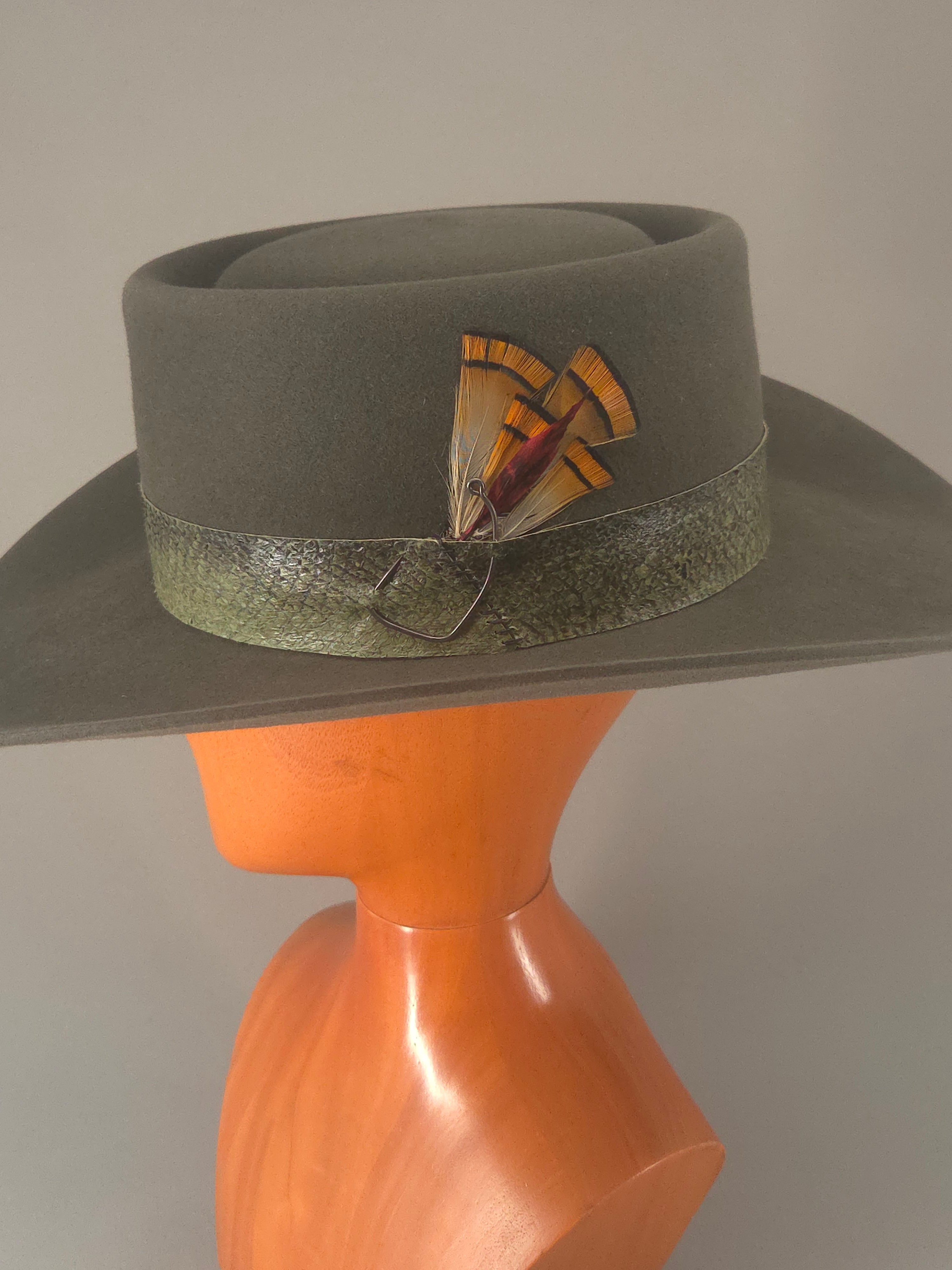Chapeau western calotte télescope - The Fisherman