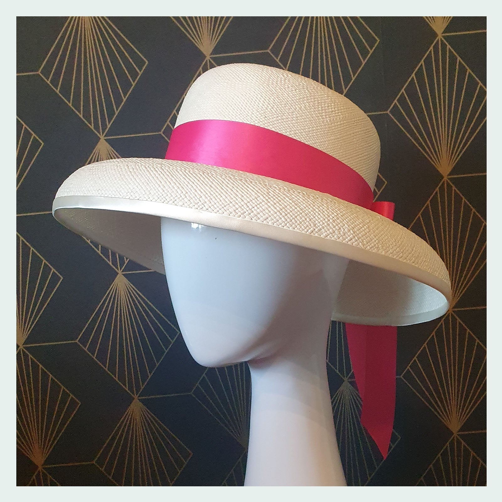 Chapeau — paille Panama à penne tombant