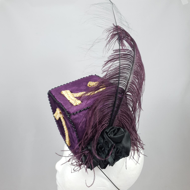 Fascinator dé – Violet