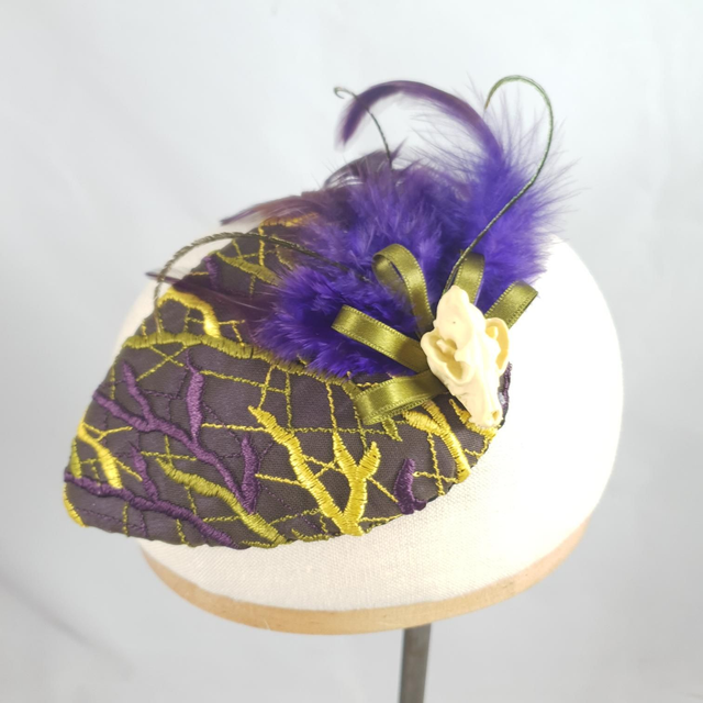 Fascinator goutte – Vanité impériale