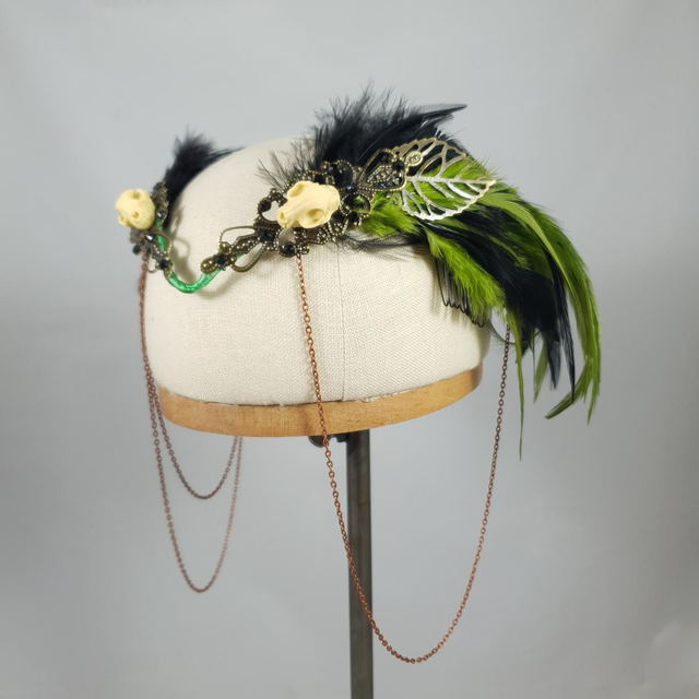 Circlet ornemental à plumes