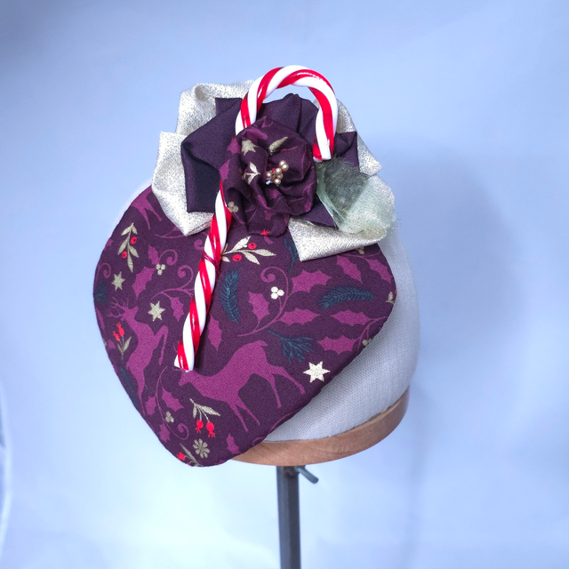 Fascinator rectangulaire – Douceur de Noël