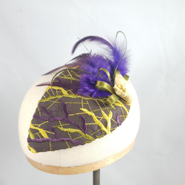 Fascinator goutte – Vanité impériale