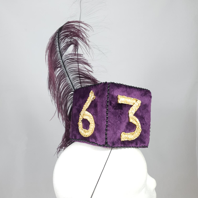 Fascinator dé – Violet