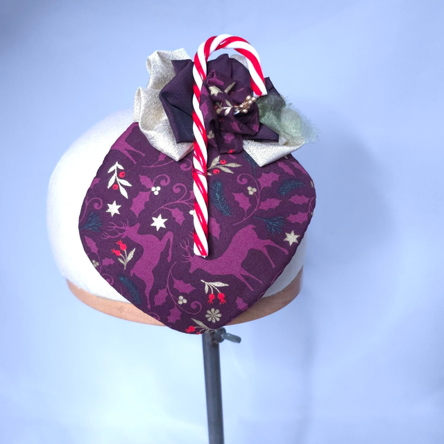 Fascinator rectangulaire – Douceur de Noël