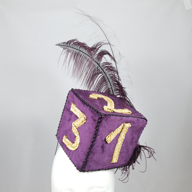 Fascinator dé – Violet