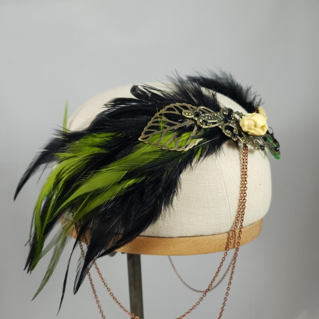 Circlet ornemental à plumes