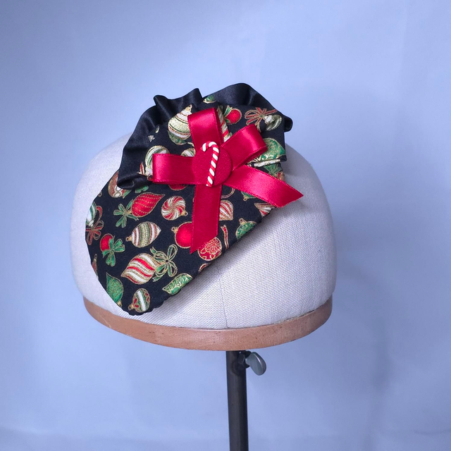 Fascinator rectangulaire – Noël